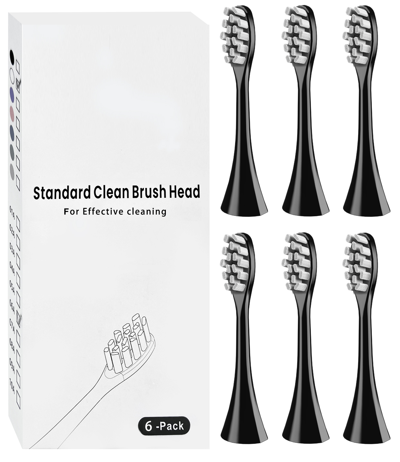 Plaque Control Replacement Toothbrush Heads