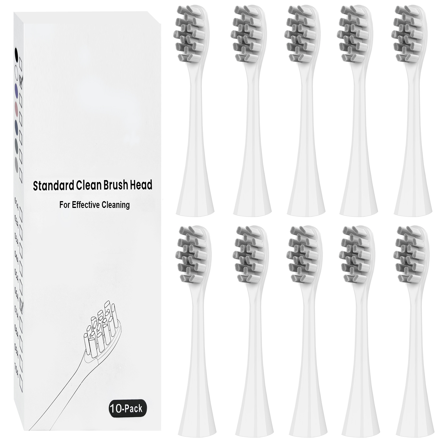 Plaque Control Replacement Toothbrush Heads