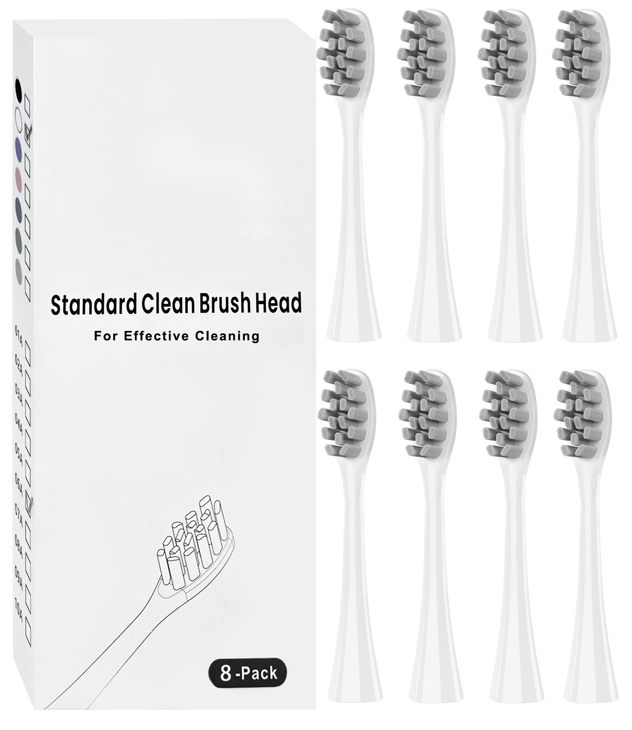 Plaque Control Replacement Toothbrush Heads
