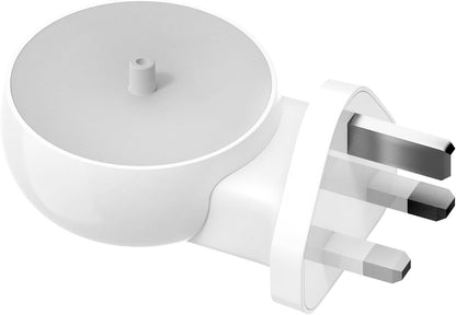 2-in-1-Wandladegerät für elektrische Zahnbürste Philips Sonicare, Ladestation für Philip 1100 3100 4100 4300 4500 5100 5300 6000 6100 6300 7000 Serie, IPX5, Weiß 