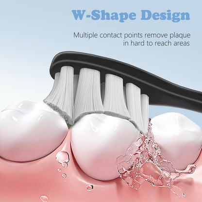 6 Pack Replacement Brush Heads Compatible with Suri Electric Toothbrush for Suri Replacement Toothbrush Heads