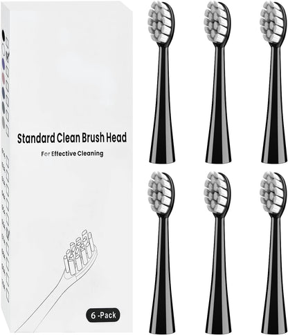 6 Pack Gum Care Replacement Brush Heads Compatible with Suri Electric Toothbrush for Suri Replacement Toothbrush Heads